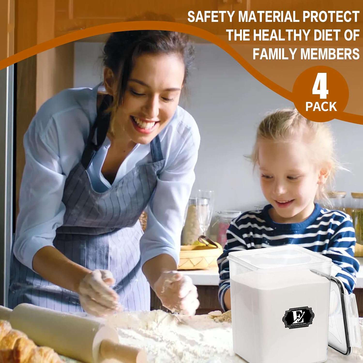 Food Storage Containers 4 Food Storage Containers